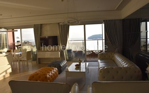 Two-bedroom modern apartment on the first line from the sea, Harmonia, Zavala, Budva