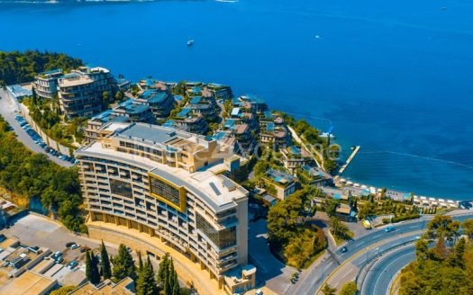 Two-bedroom furnished apartment on the first line from the sea, Harmonia, Zavala, Budva