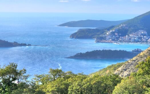 Two traditional stone villas with a fantastic sea view, Kuljace, Budva