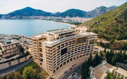 Lux furnished one bedroom apartment in the elite Harmonia complex in Budva
