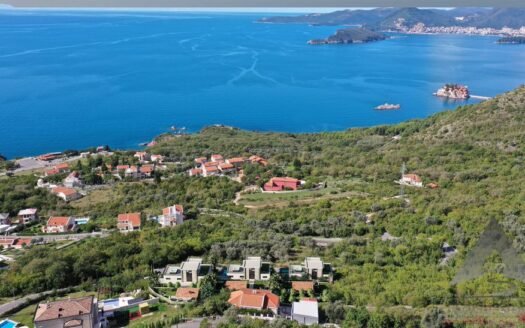 Urbanized land with sea view, Blizikuce, Budva