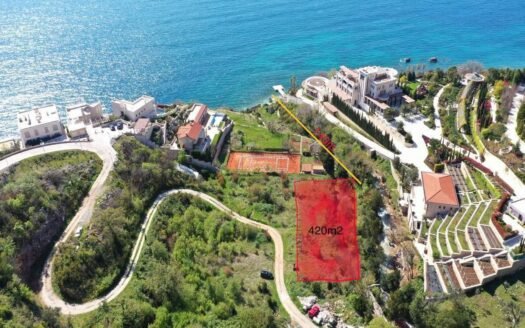 Urbanized plot with sea view, Rijeka Reževići, Budva