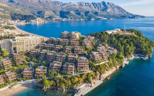 Luxury two-bedroom apartment in the exclusive Dukley Gardens resort, Budva