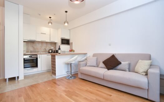 Lux furnished one bedroom apartment in the elite Harmonia complex in Budva