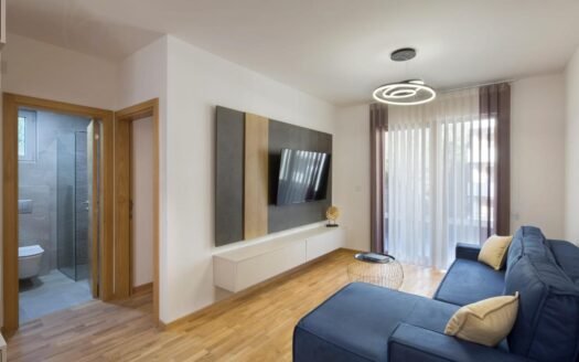 New one-bedroom apartment with parking space in Bečići, Budva