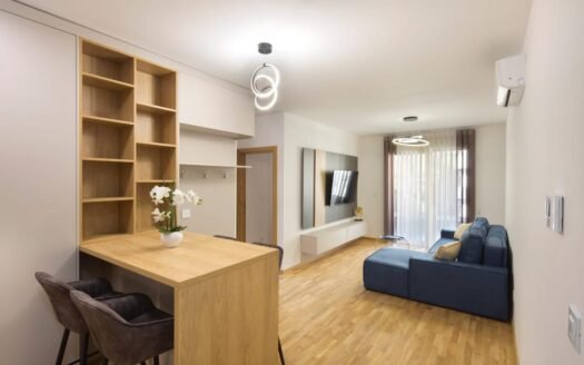 New one-bedroom apartment with parking space in Bečići, Budva