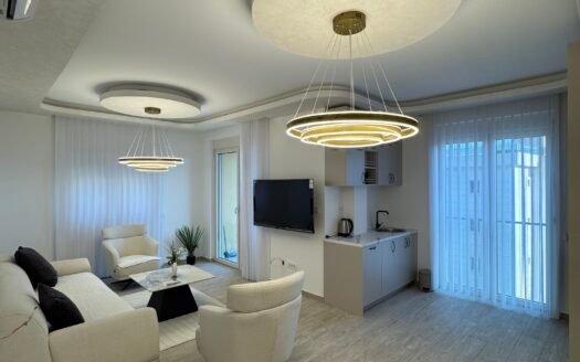 Furnished two-bedroom apartment with panoramic sea views, Bečići, Budva