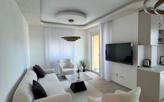 Furnished two-bedroom apartment with panoramic sea views, Bečići, Budva