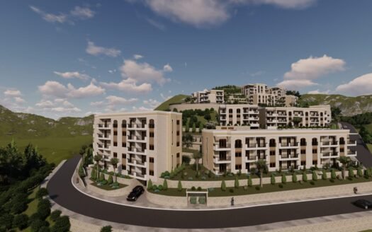 Two-bedroom apartment with garage parking space in a new luxury residential complex, Dubovica, Budva