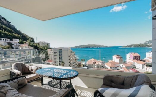 Luxurious penthouse with parking space, Rafailovici, Budva