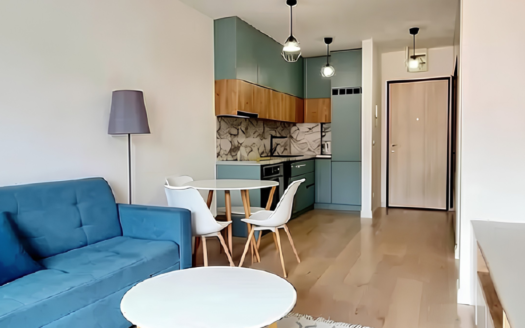 Two-bedroom apartment with garage parking space in the Lazi neighborhood, Budva