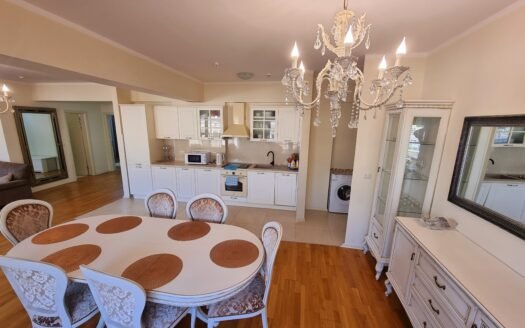 Three-bedroom apartment for long-term rent in the luxury complex Harmonia, Zavala, Budva