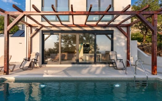 Villa with a pool and panoramic sea view, Blizikuće, Budva