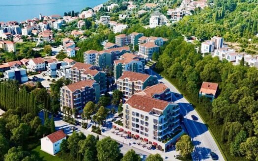 New residential and commercial complex under construction, Donja Lastva, Tivat
