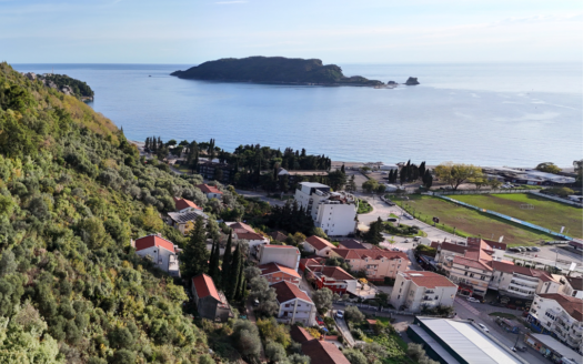 Urbanized land in an excellent location, with an exceptional view of the sea, Podkosljun, Budva