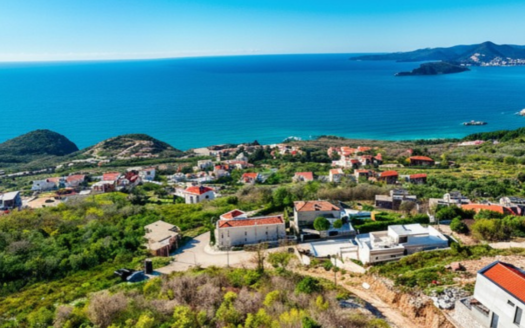 Urbanized land with sea view, Blizikuce, Budva.