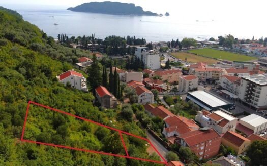Urbanized land in an excellent location, with an exceptional view of the sea, Podkosljun, Budva