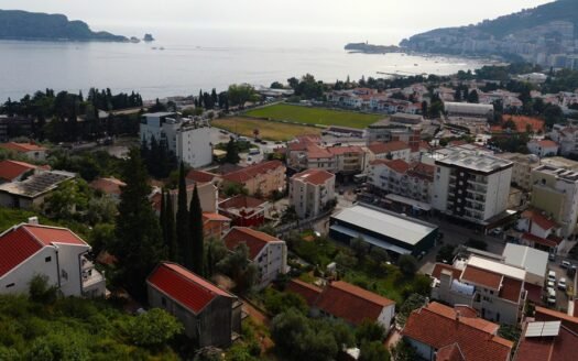 Urbanized land in an excellent location, with an exceptional view of the sea, Podkosljun, Budva