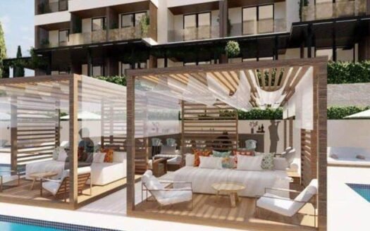 Spacious one-bedroom apartment with garage parking and panoramic sea view, Kumbor, Herceg Novi